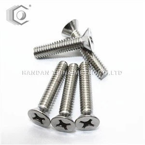 Tornillo de máquina DIN965 Csk