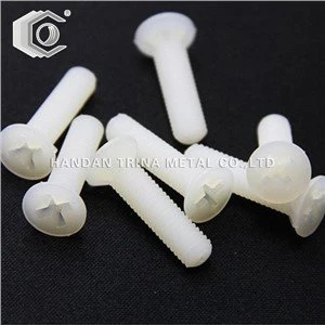 DIN965 Plástico Nylon Csk Tornillo